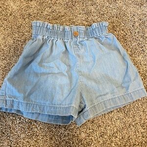 JEAN PAPERBAG TODDLER SHORTS